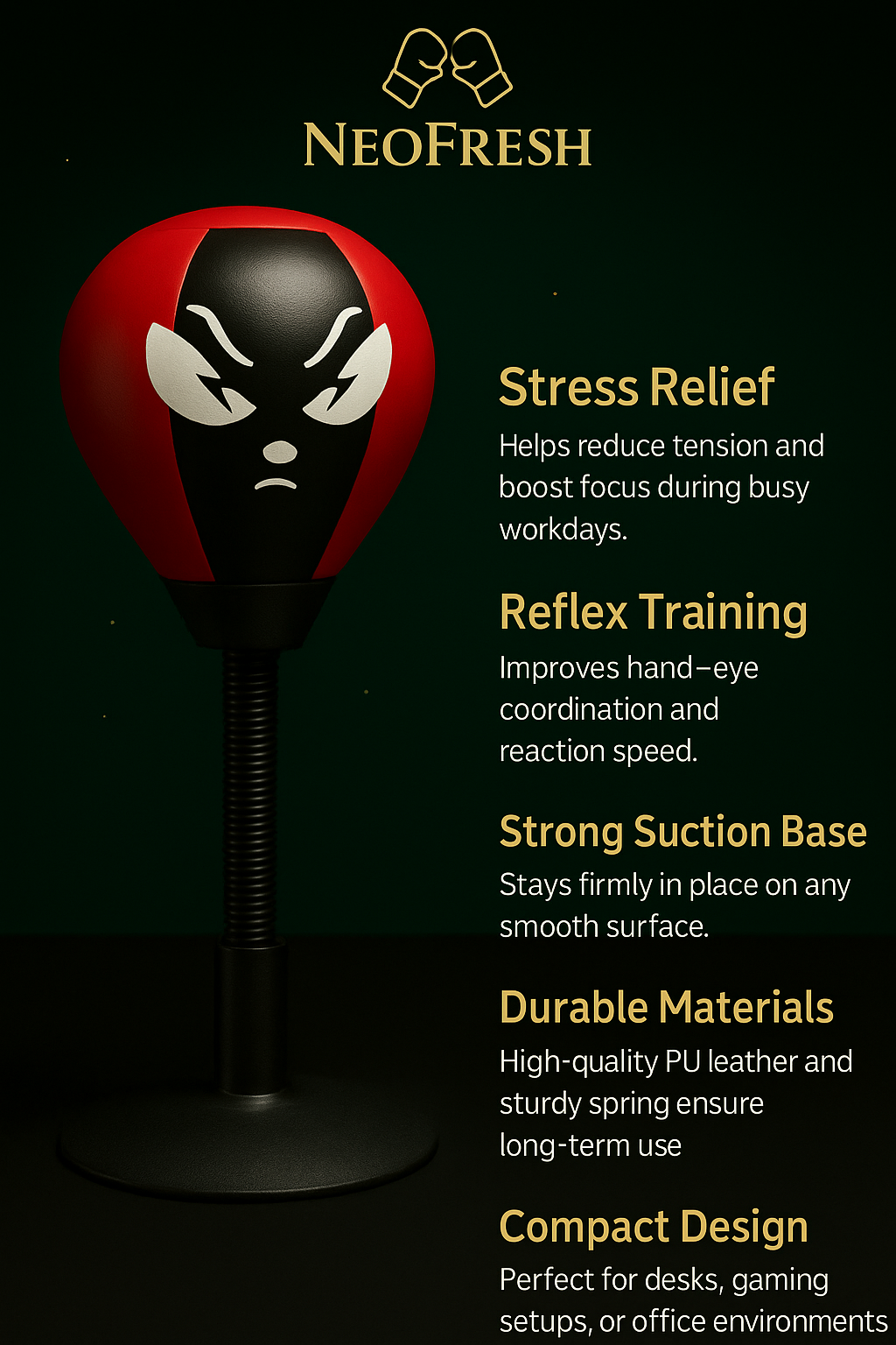 Desktop Boxing Ball for Stress Relief